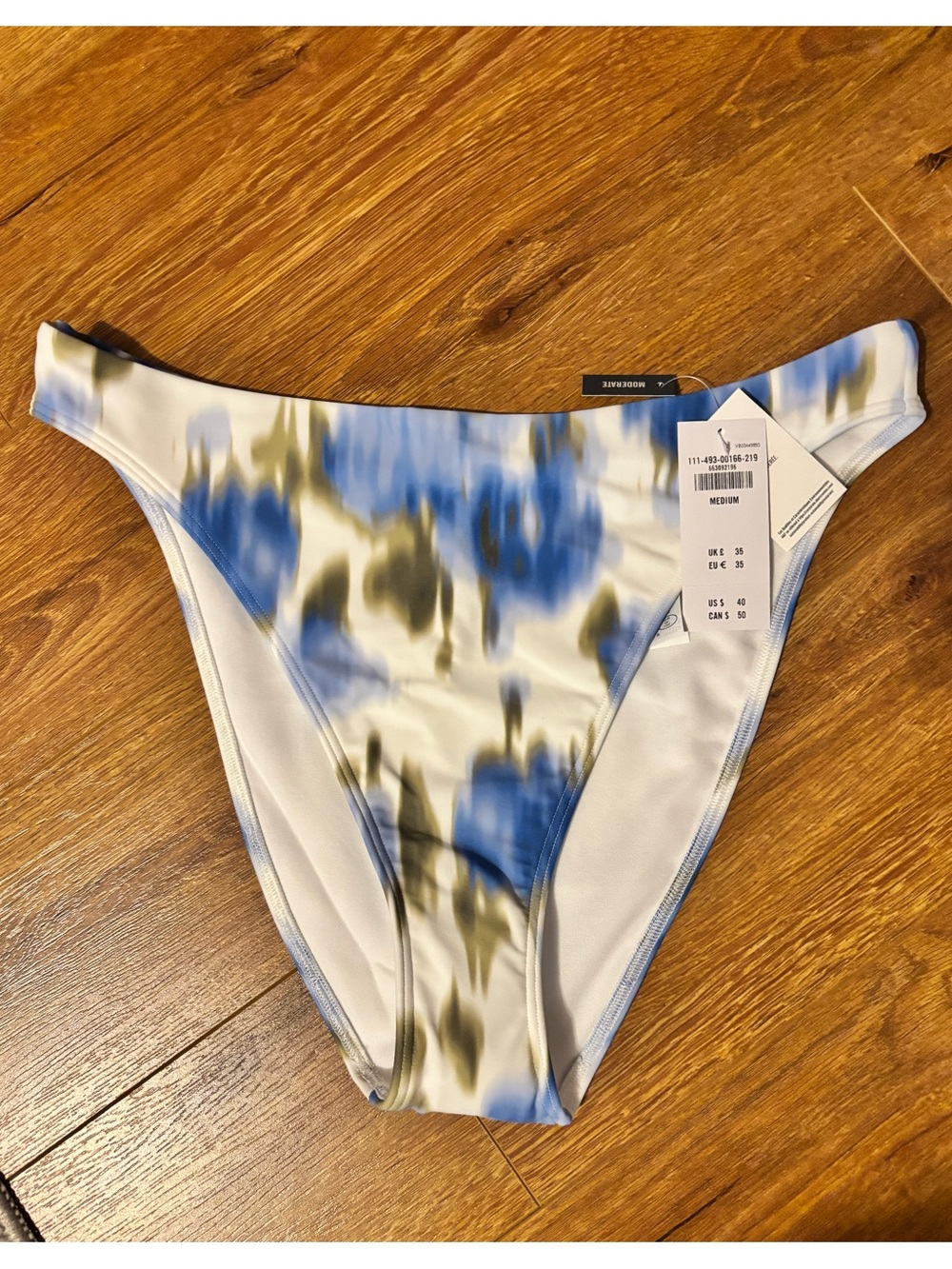 Abercrombie & Fitch Mid Rise High-Leg Moderate Bikini Bottoms